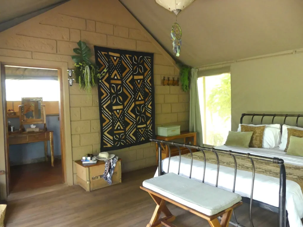 Guest room at Ikweta Safari Camp near Meru National Park