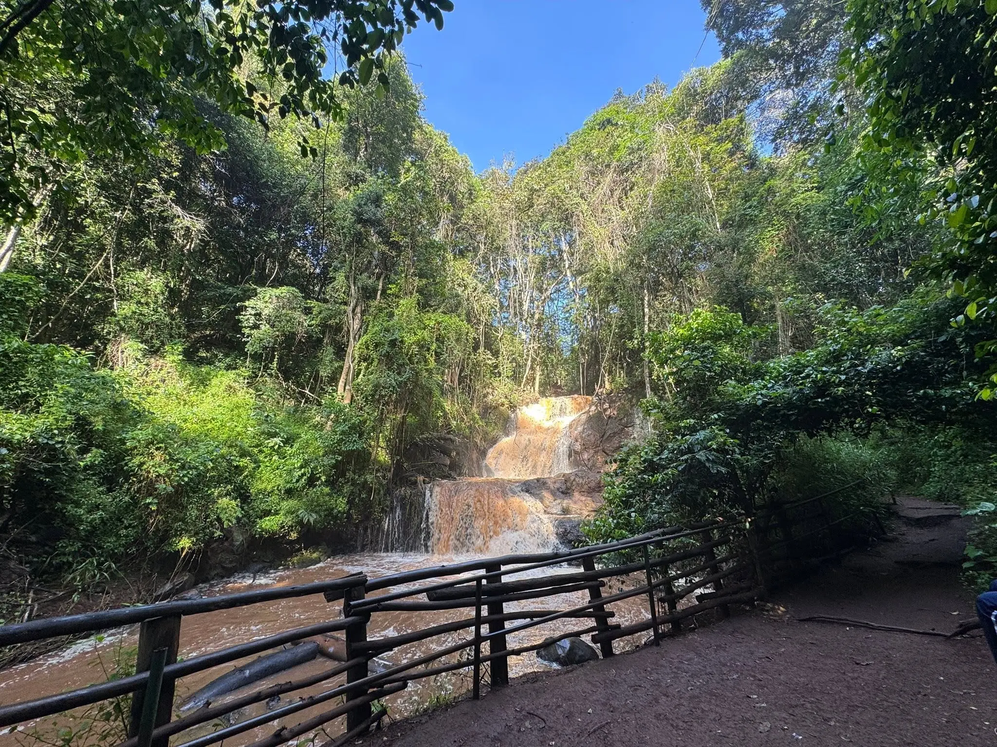 Waterfall in Karura Forest, Nairobi, Kenya