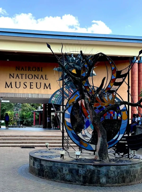 Entrance of Nairobi National Museum in Kenya visited on a Nairobi museums day tour