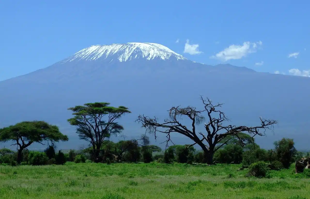 Gemfinders Safaris: Mt. Kilimanjaro Seen from Amboseli National Park