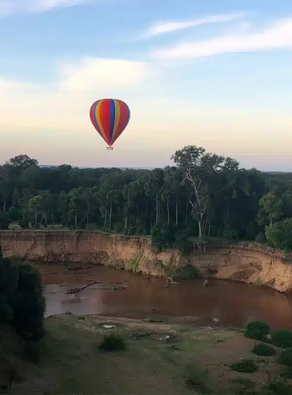 Hot air balloon safari over the Masai Mara with Governor’s Balloon Safaris at sunrise
