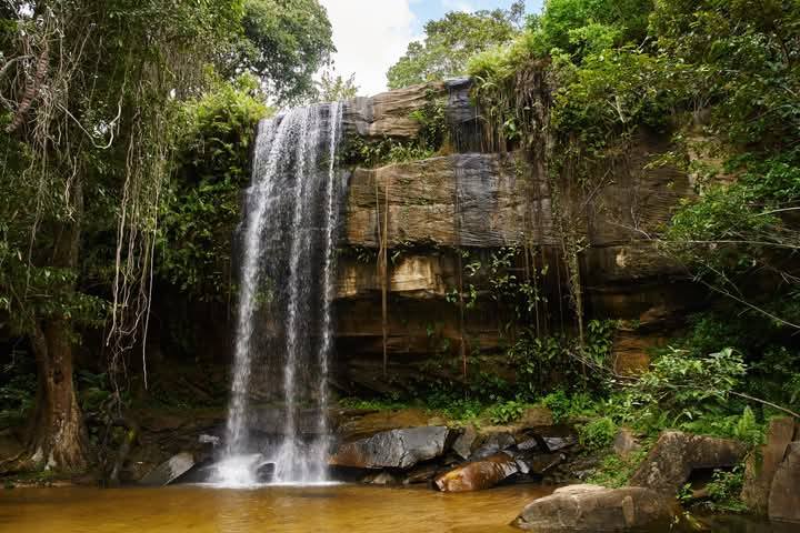 Waterfall in the Shimba Hills National Reserve