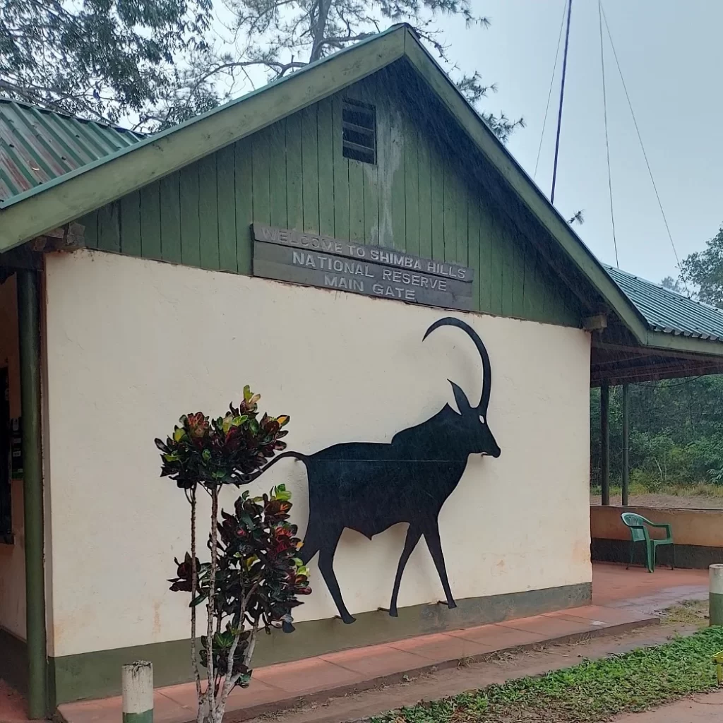 Entrance to Shimba Hills National Reserve, Kenya