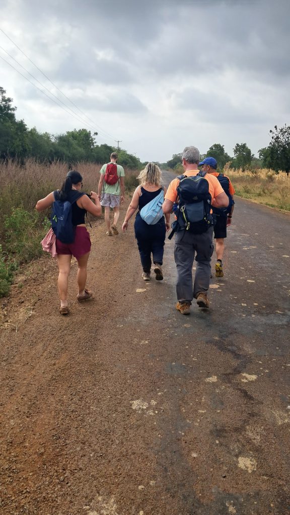 Step by step through the wild — travelers experience Meru National Park on foot.