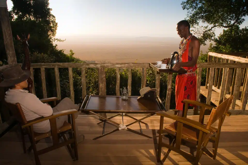 Private safari moments at Mara Engai Lodge, where breathtaking Masai Mara views meet warm Maasai hospitality.