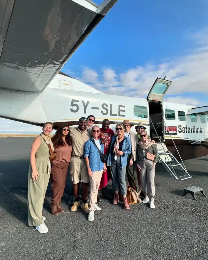 Safarilink fly-in arrival at Amboseli airstrip on a 3 Day Kenya Fly-In Safari
