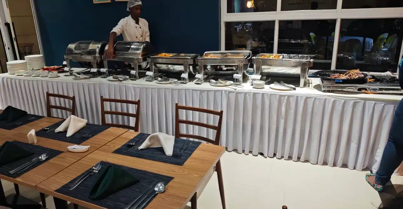 Eseriani Resort Naivasha dining buffet for Nakuru Naivasha safari stay