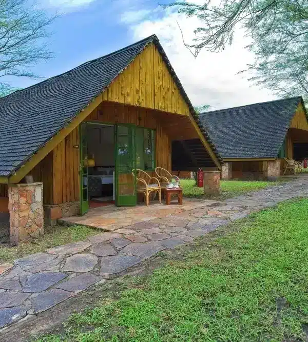 Luxury cottages at Muthu Keekorok Lodge in the Masai Mara, Kenya